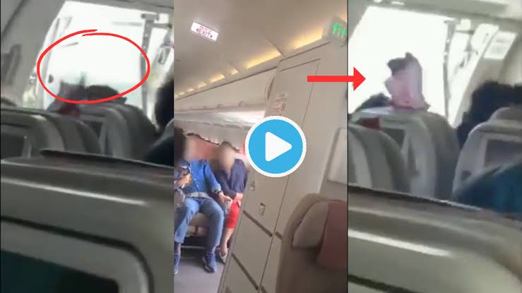 Video Viral : लँड व्हायच्या आधी हवेतच उघडले विमानाचे दरवाजे; थरकाप उडवणारा व्हिडिओ
